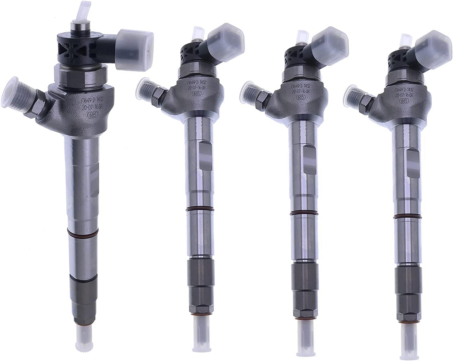 4X Common Fuel Rail Injectors 0445110369 0445110647 03L130277J Compatible with A3 A4 2 0 TDI SEAT SKODA VW