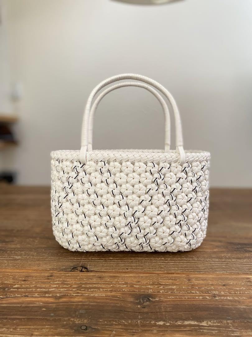 Amazon.co.jp: クラフトバンドのかごバッグ花結び : 文房具・オフィス用品