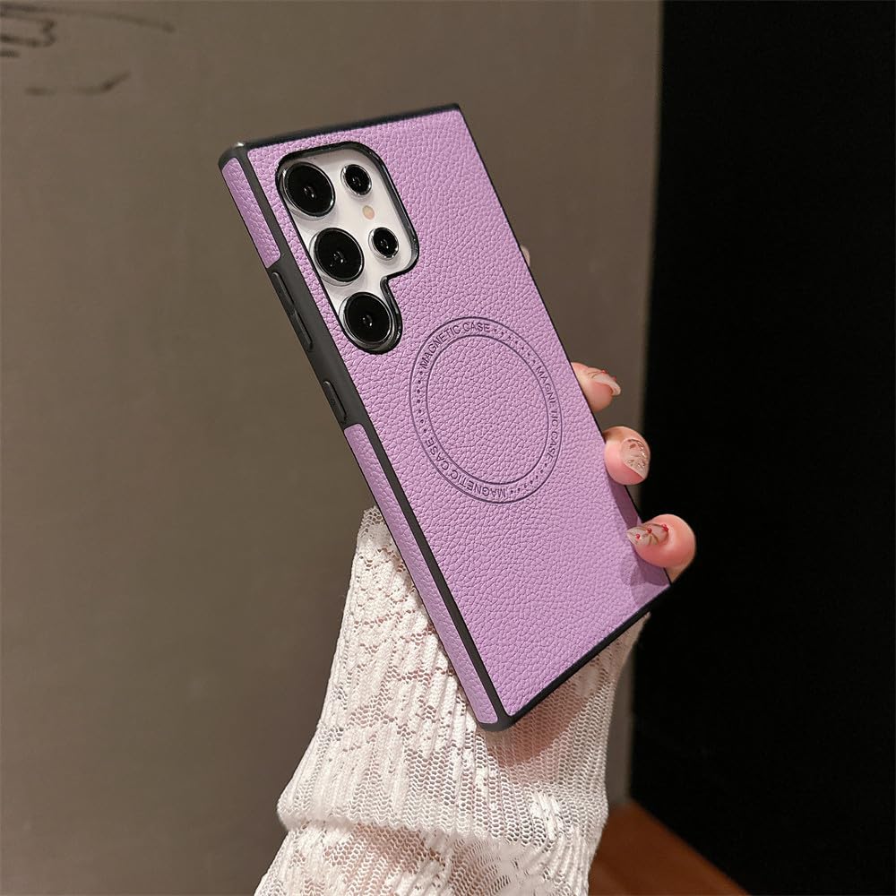 Protection antichoc Galaxy S23 Ultra coque luxe violette - 7