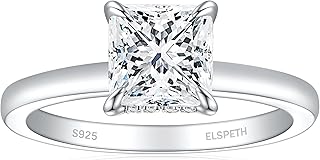 925 Sterling Silver Engagement Ring for Women Oval/Radiant/Pear/Cushion/Princess/RoundCut Cubic Zirconia Promise Ring Size 4-10