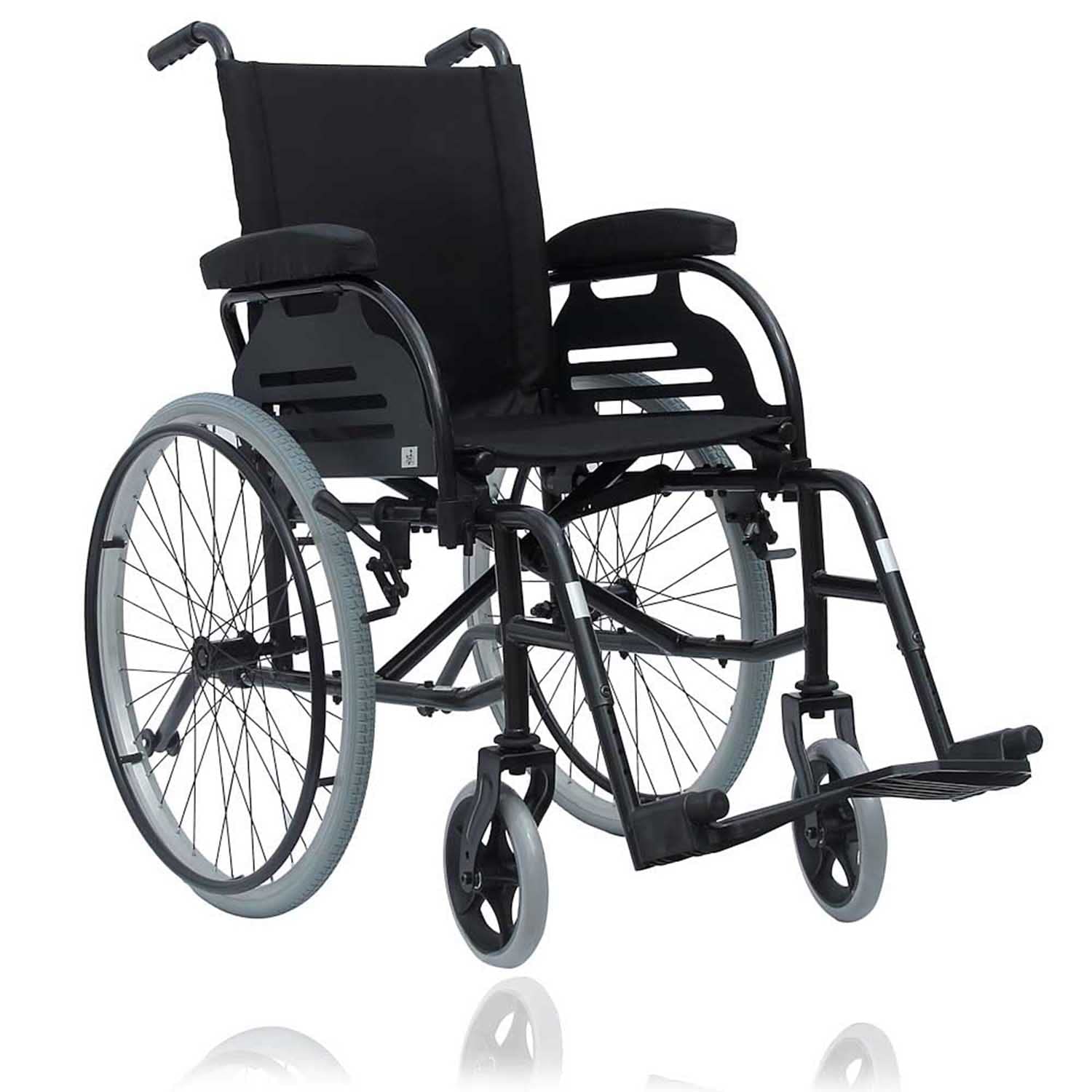 ZiptronEconomy DyNamic 200 Comfortable Sturdy Foldable Wheelchair| Completely Made In INDIA | Lifetime Support Spare Parts| Strong Steel Body Spoke Wheels For Great Balance| Beyond Limits