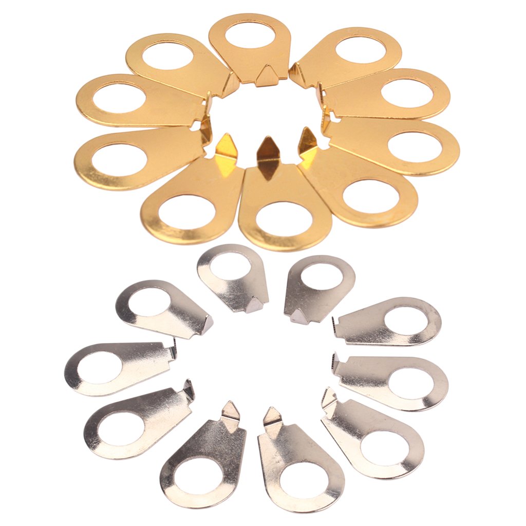 Knob Pointers Compatibile Gibson Manopola Di Controllo Posizione Puntatore Per Potenziometro 10 Pezzi Per Chitarra Elettrica - cromo