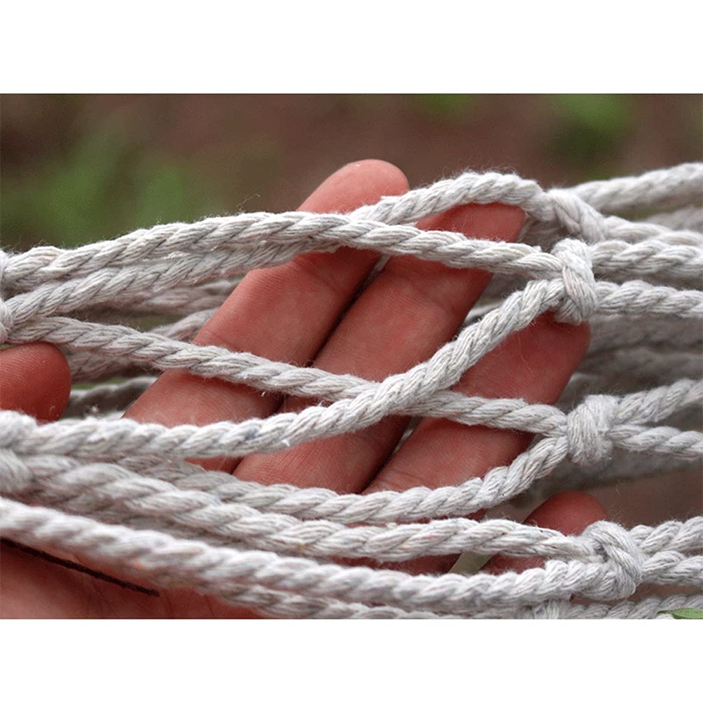 Hamac Hamac Respirant hamac en Coton Double hamac intérieur et extérieur Camping en Bord de mer Hammock Portant de Charge 330LB Hamac Portable