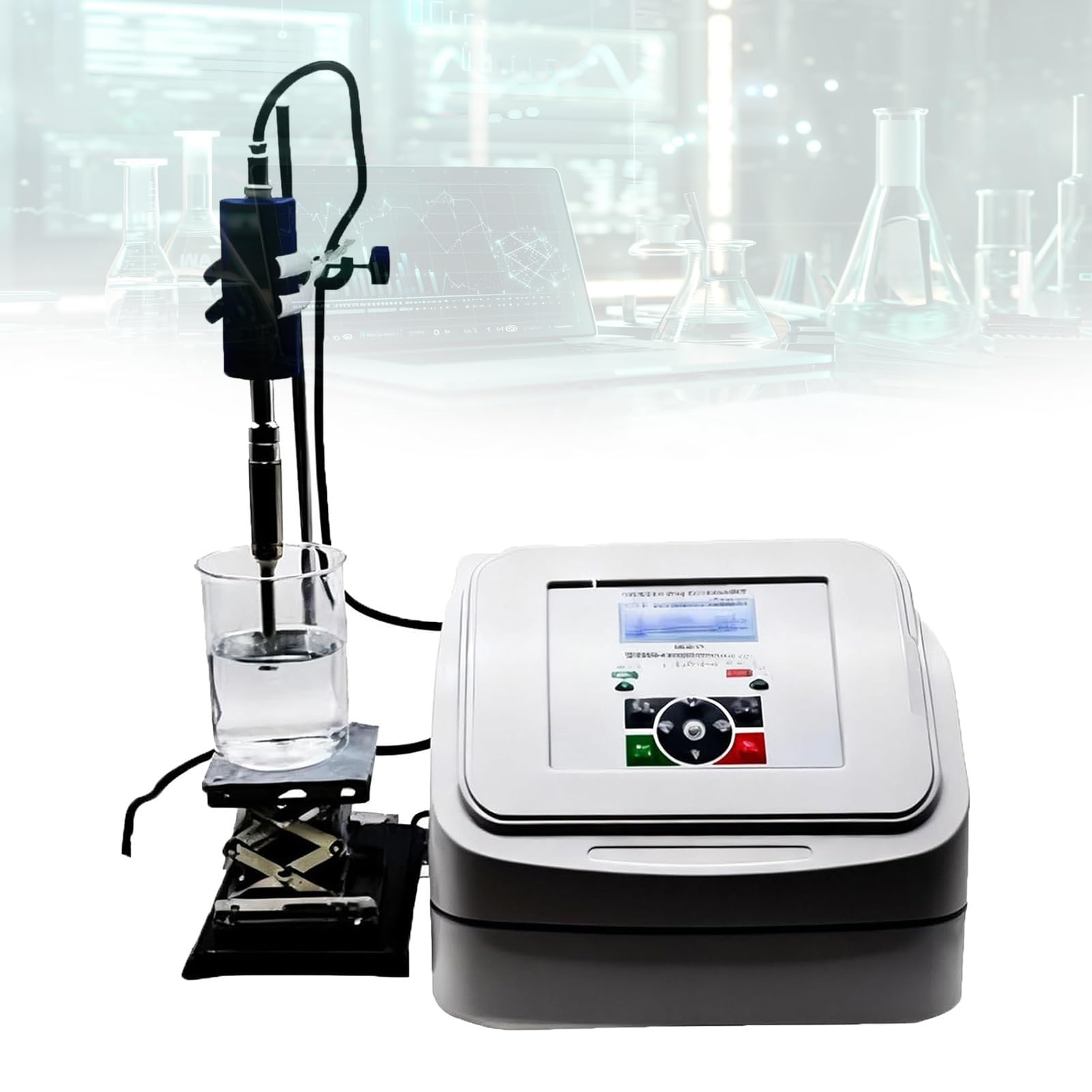 Aparat Ultradźwiękowy Laboratorium 800W 20kHz Wysoka Częstotliwość Homogenizator z Sondą Tytanową TC4 1-500ml Urządzenie do Emulgowania Cieczy i Przygotowania Próbek