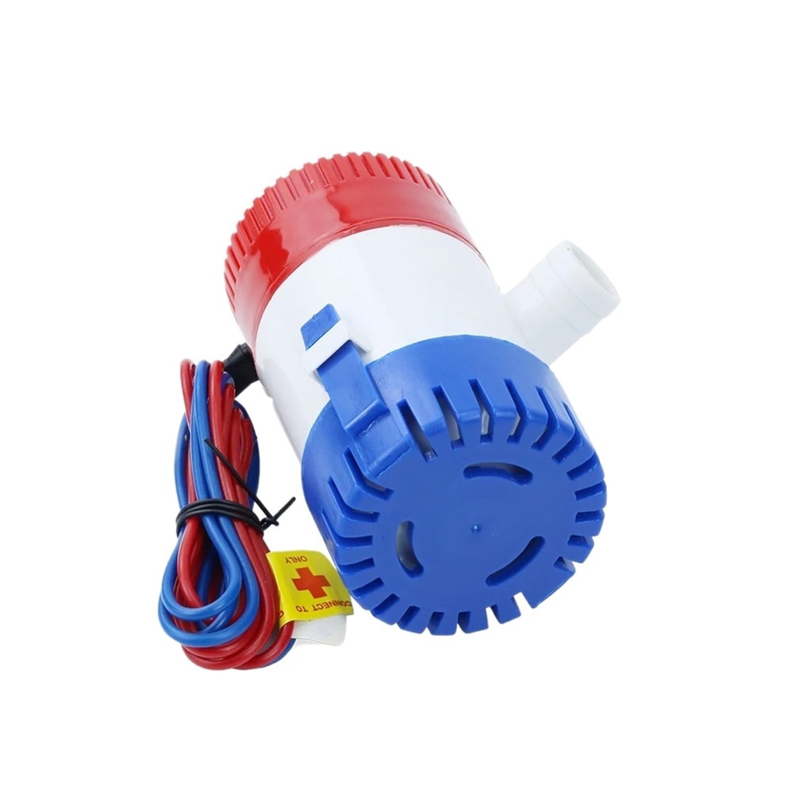 Zatapialna mini elektryczna pompa zęzowa do łodzi 12 V/24 V, 350/500/750/1100 GPH, z czujnikiem pływakowym (500 GPH z przełącznikiem, 12 V)