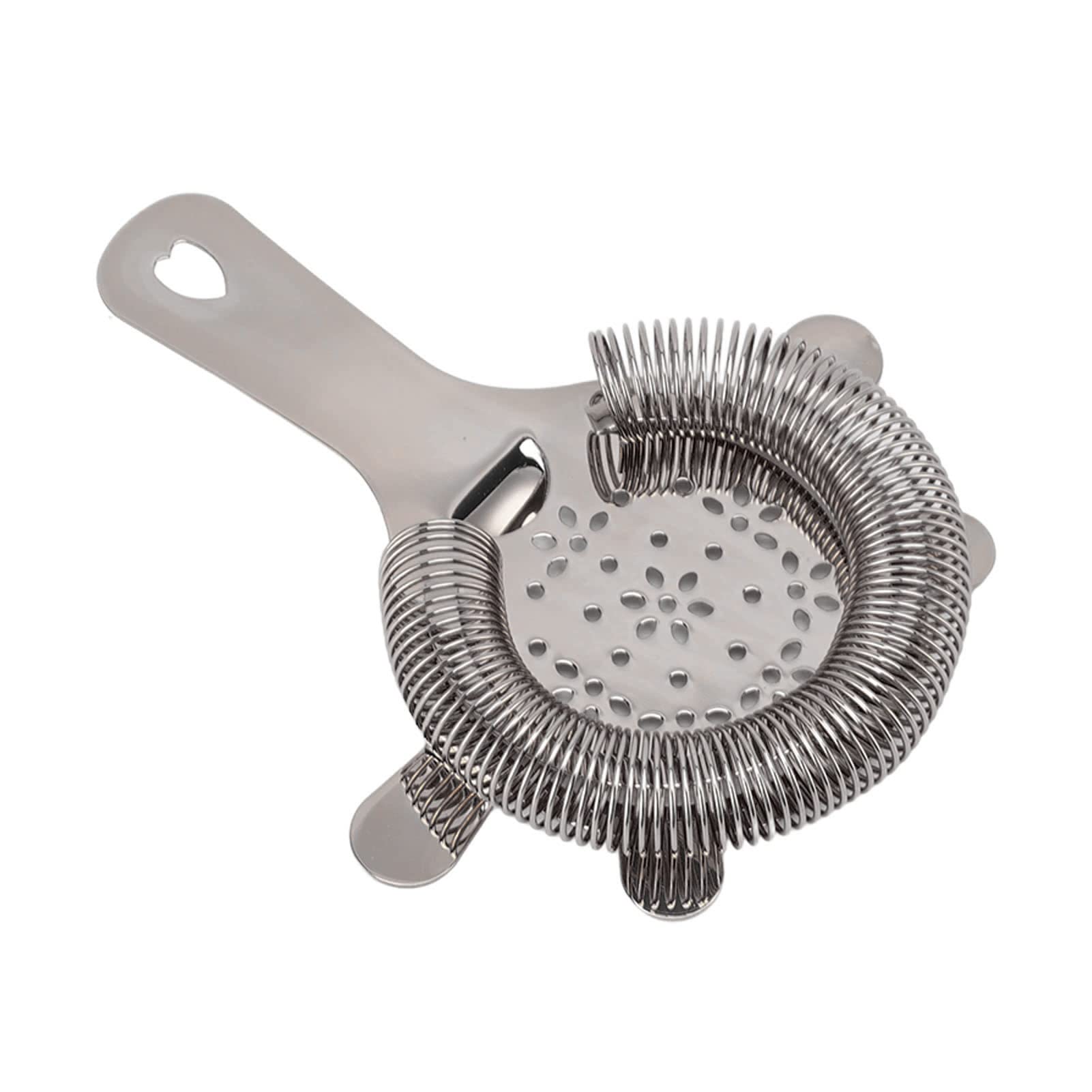 QANYEGN Stainless Steel Cocktail Strainer, Strainer for tending, Tool for tenders and Home Use(Black)