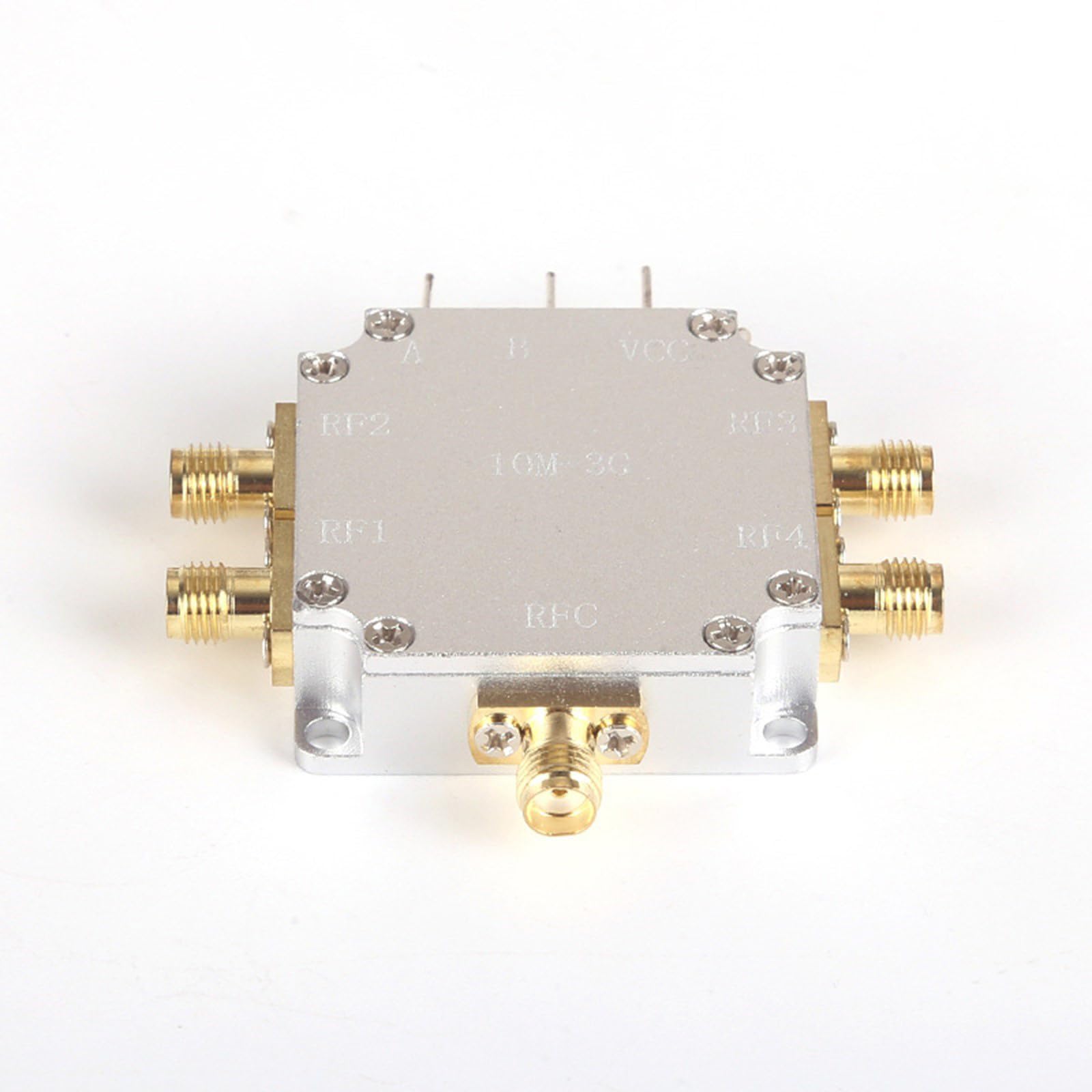 Module diviseur métallique Compact avec 1 entrée SMA et 4 Sorties, Distribution d ' Horloge 50 Ohm, 10 MHz à 3 GHz pour Les tâches d ' intégration de modules