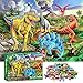 Puzzles for Kids Ages 4-8, 6-8, 8-10, Kids Puzzles 100 Piece Big Dinosaur Floor Jigsaw Puzzle for Kids Children Educational Puzzles Toys for Young Boys and Girls