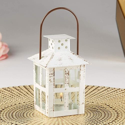Miniatura 9 de Kate Aspen - Paquete de faroles metálicos decorativos para el hogar y para eventos, ideales como centros de mesa o como recuerdos de boda o baby