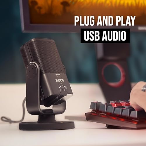 Miniatura 6 de RØDE NT-USB Mini micrófono USB de condensador versátil de calidad de estudio con software libre para podcasting, transmisión, juegos, producción de
