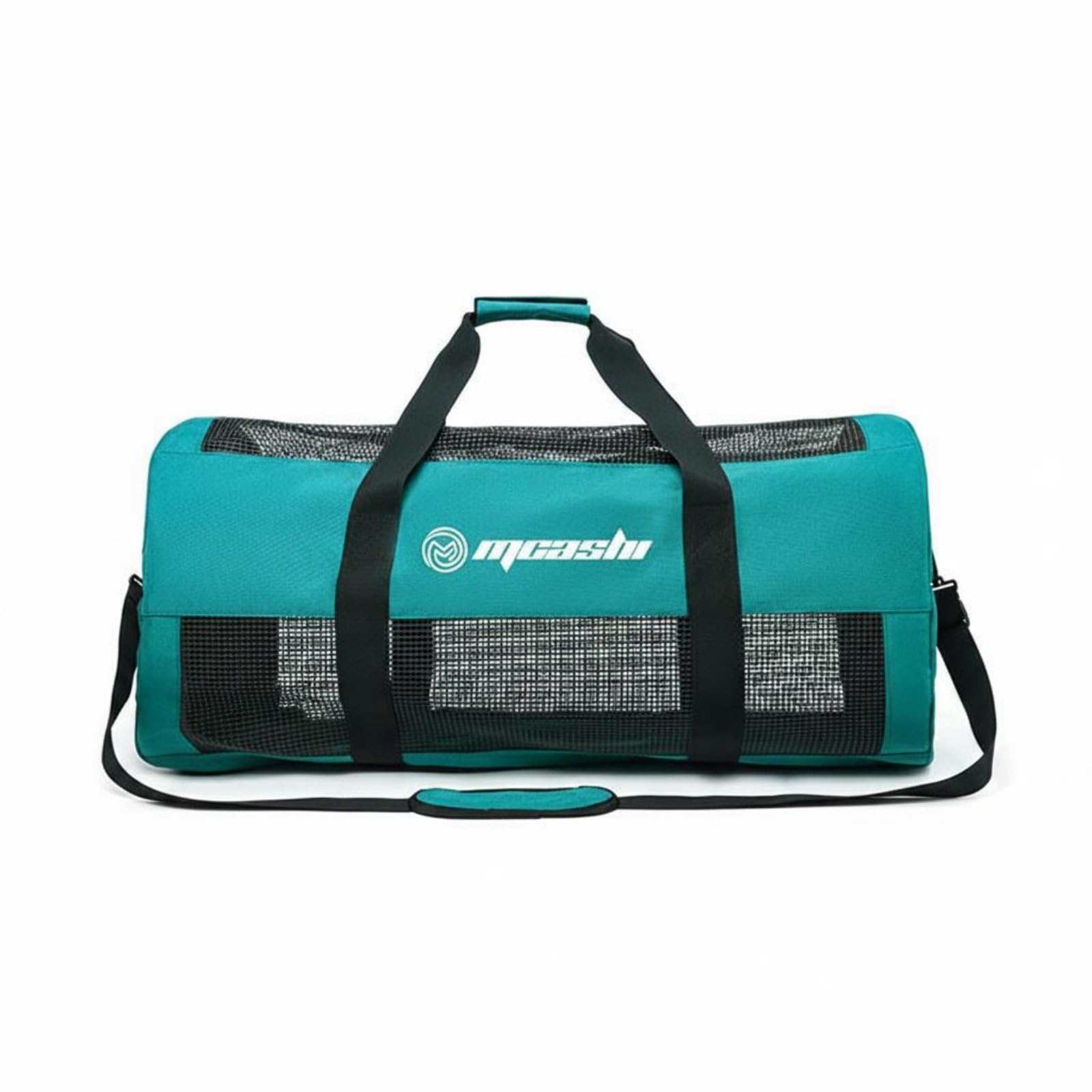 TISHITA Sac Filet de Plongée 60L Sac Équipement Nage Libre Sac Transport Maille Respirante Sac Séparation Affaires Humides en Polyester TPU Durable Adapté à Bateau Plage, Array, Vert, 60L