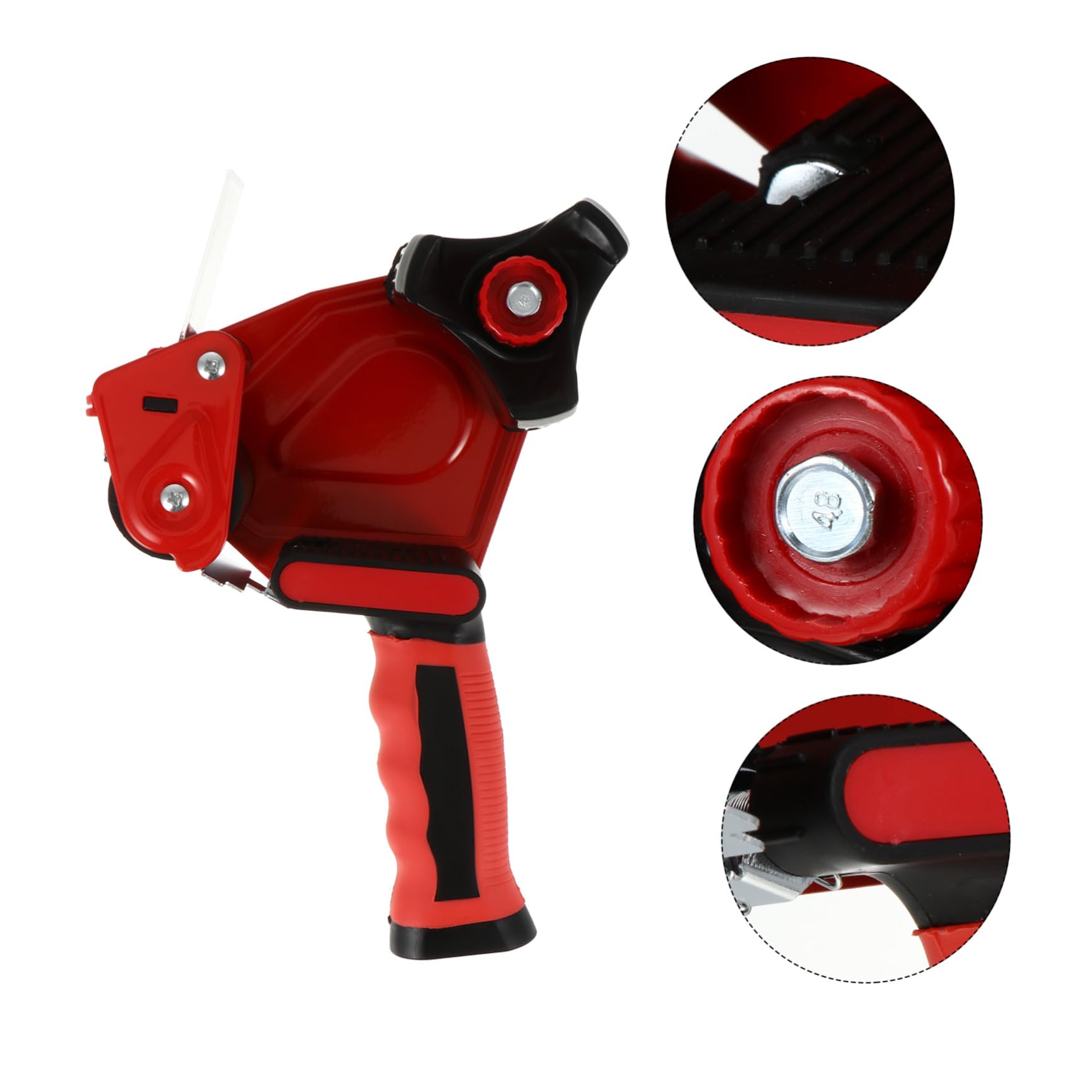 ARTIBETTER 2 Stck. Leichter Tragbarer Metall Klebebandabroller mit Ergonomischem Griff und Integriertem Cutter für Einfaches Verpacken und Abrollen Geeignet für Verpackungskartons und