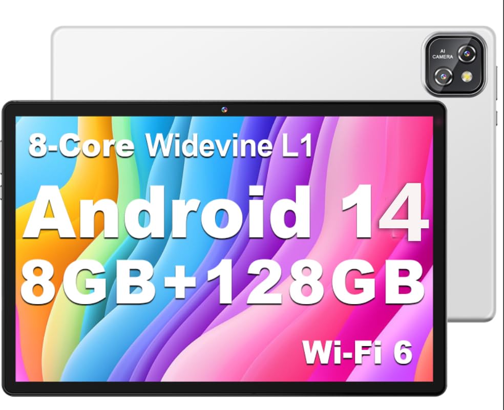 タブレット 10インチ Android13 8GB 128GB WiFiモデル Amazon | 2024新登場 タブレット10インチwi-fiモデル Android13