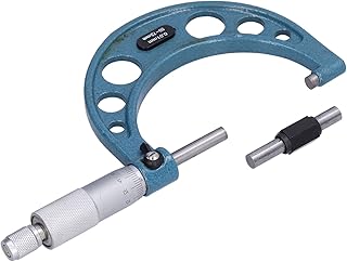 Outside Micrometer, Clear Scales Portable Stainless Steel Thickness Micrometers Easy Operation Durable for Machinery Equipment(50-75mm)