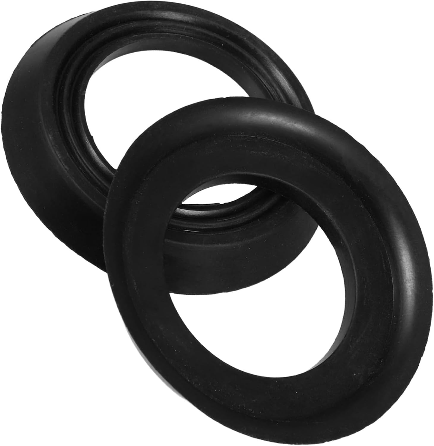 2pcs Urinal Rubber Drain Gasket Leakproof Sealing Ring Sturdy Urinal Flange Seal for Commercial and Home Restroom Replacement