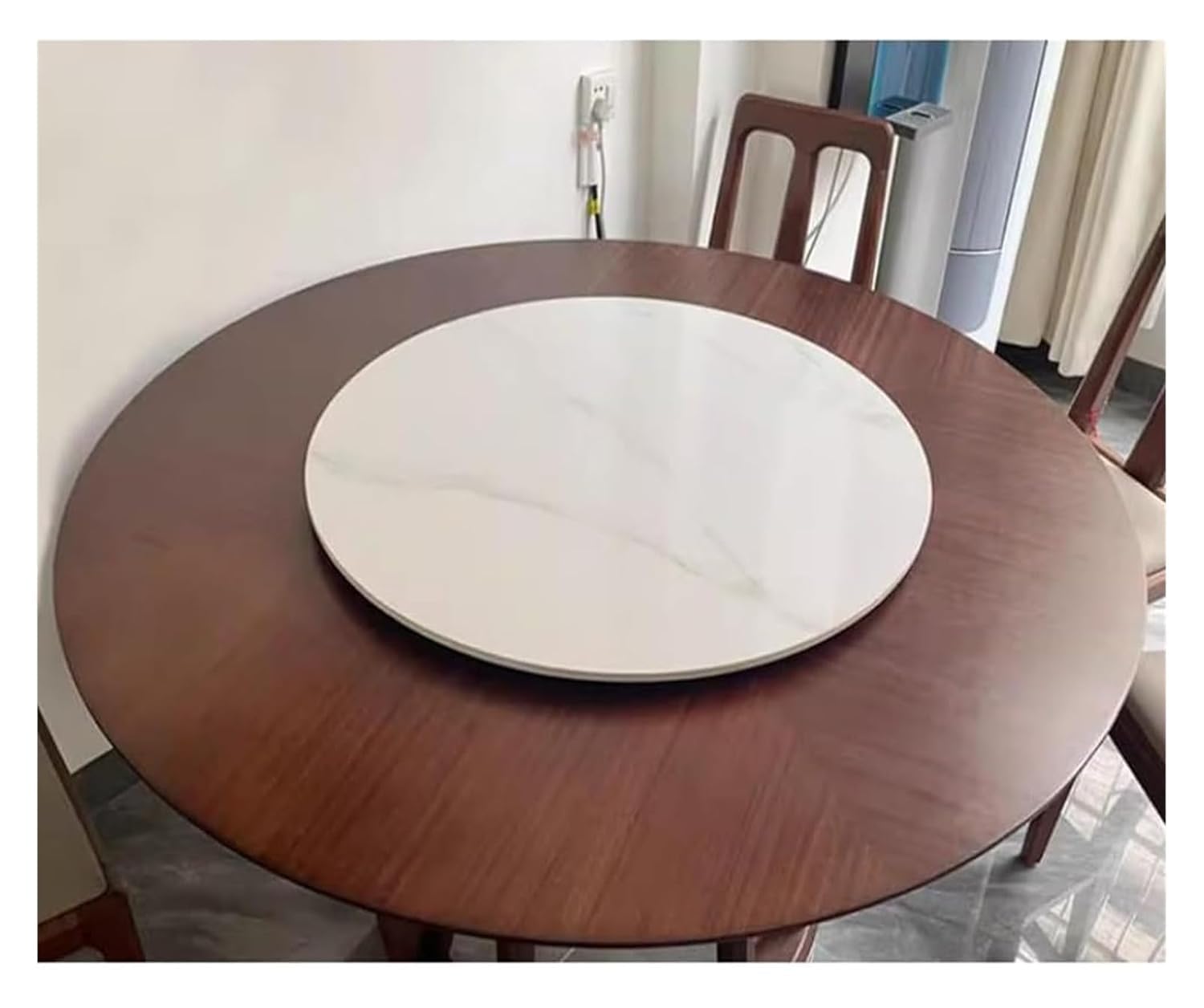 Cuscinetto Rotante in Lega di Alluminio, Cuscinetti per Giradischi con Base Girevole per Tavolo Rotondo, Anello per Giradischi per Impieghi Gravosi, 30cm/12inch