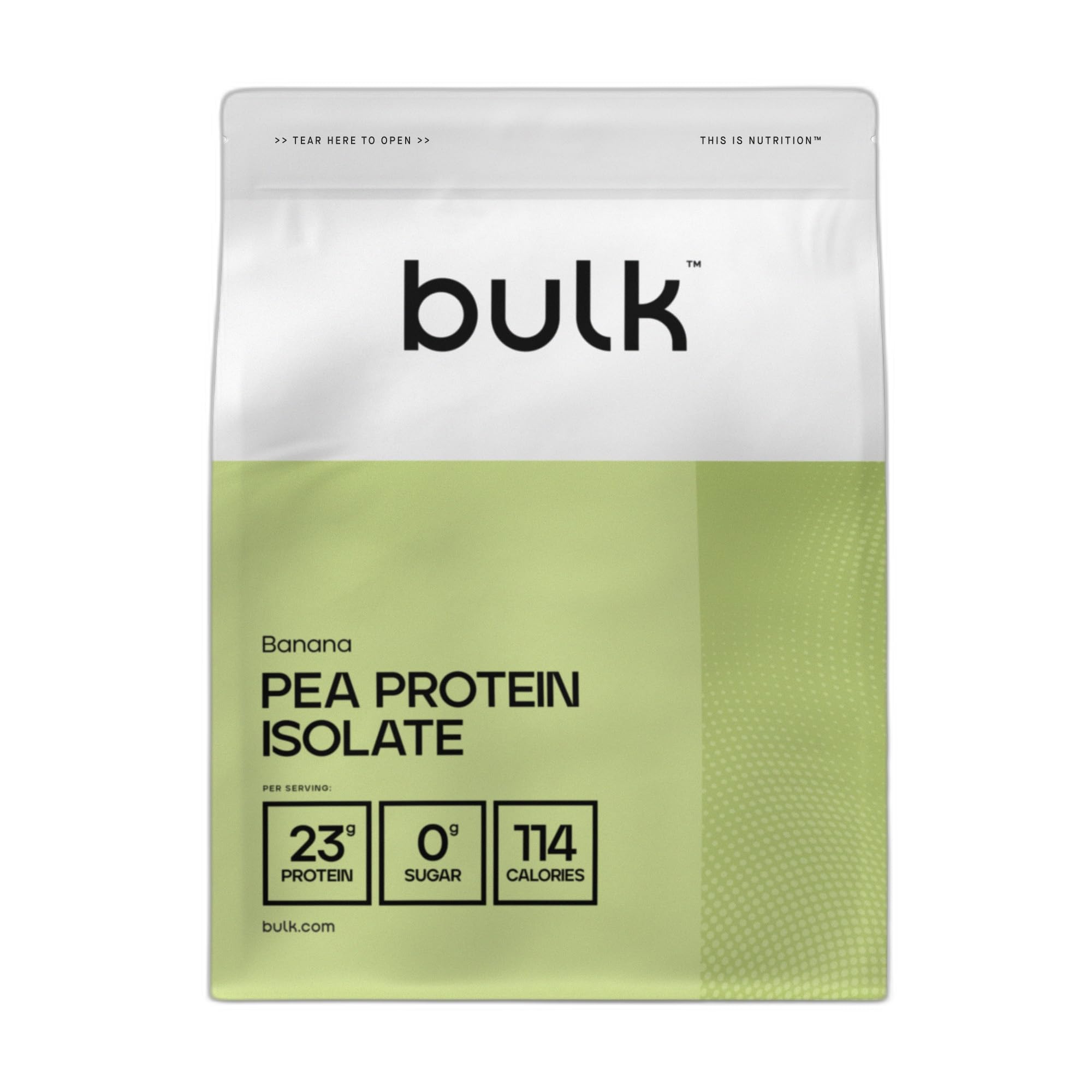 Bulk Proteína de Guisante Aislada, Plátano, 2.5kg