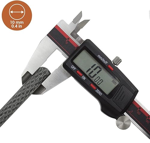 Miniatura 2 de BV Cable de acero de seguridad de 7 pies con bucles, cable flexible de acero trenzado, cable de bloqueo de bicicleta de 38 pulgadas, para bloqueo en