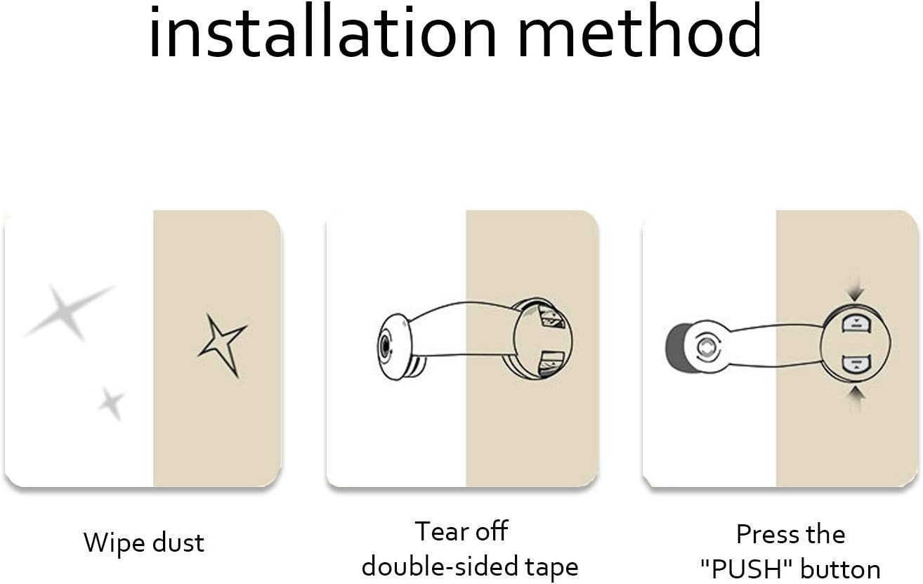 Child Proof Safety Cupboard Door Strap Locks Baby Proofing Cabinet Lock with 3M Adhesives Adjustable Strap. 5 Pack