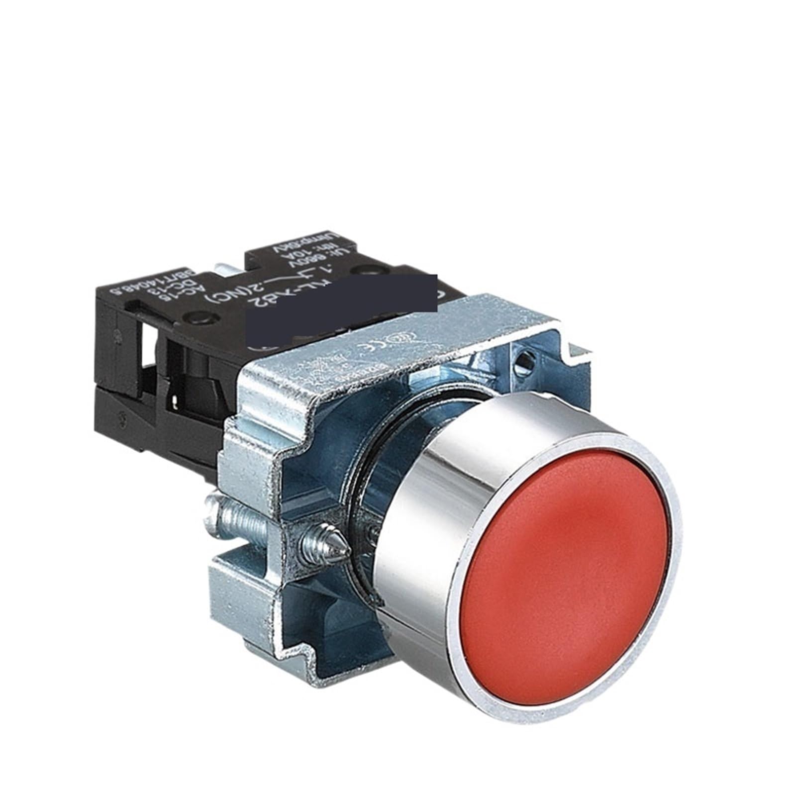 1 x przełącznik przyciskowy z automatycznym resetowaniem, mała głowica grzybkowa wyłącznik awaryjny 22 mm przycisk uruchamiania powolne przewijanie do przodu XB2-BG21 XB2-BA31 XB2-BS54 (XB2-BG33)