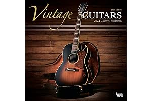 Vintage Guitars 2024 Wall Calendar