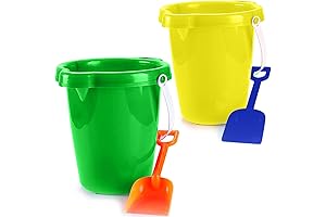 4E's Novelty Beach Buckets and Shovels for Kids