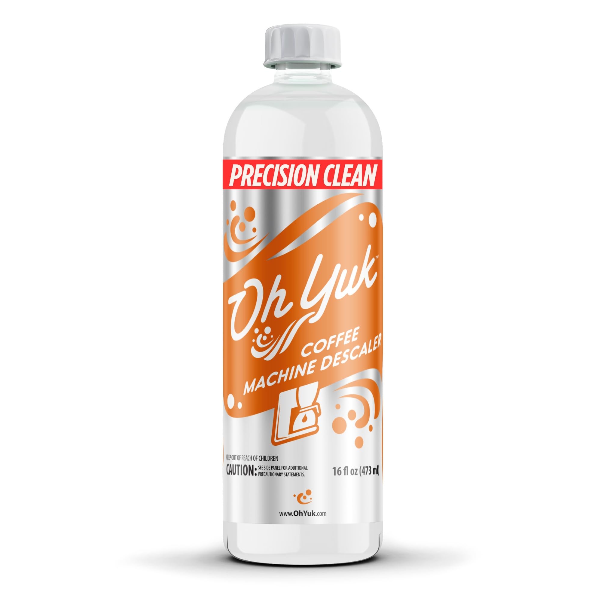 Coffee Machine Descaler - Cleaning and Descaling Solution Universally Compatible for All Brands and Machine Types: Breville, Delonghi, Nespresso, Keurig - 16 oz (1)