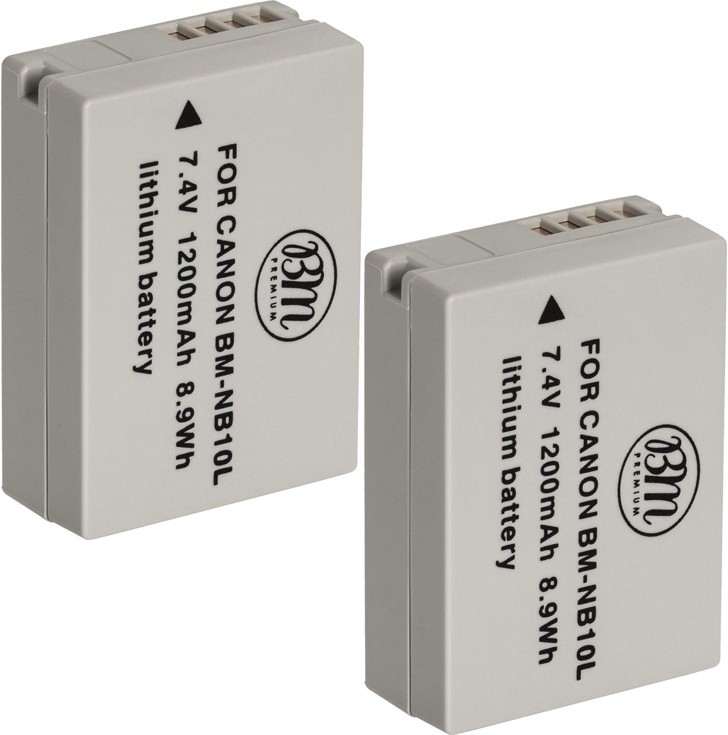 (2 Pack) NB-10L Battery for Canon PowerShot G1 X G15 G16 SX40 HS SX50 HS SX60 HS Digital Camera Battery + More!!