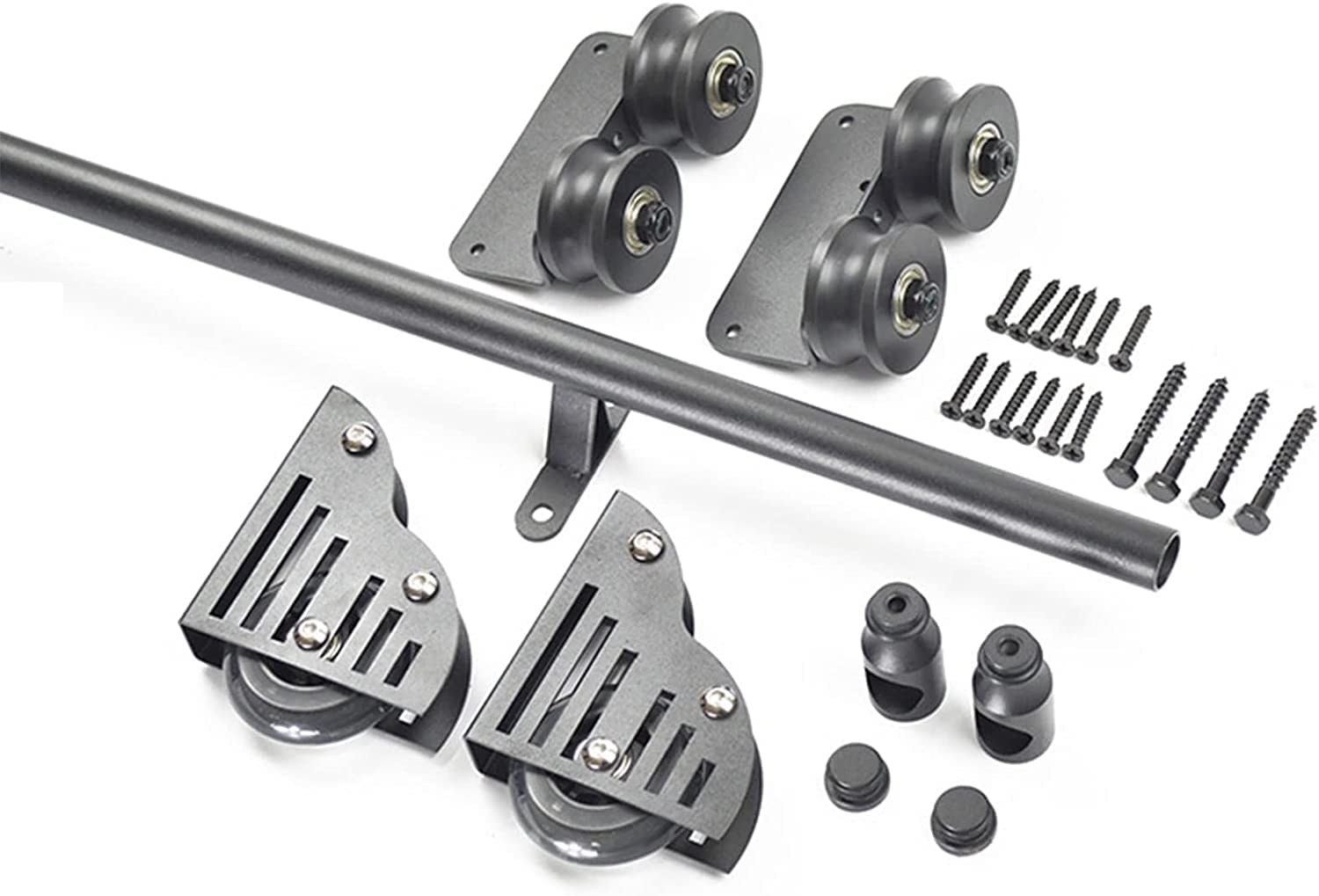 Kit quincaillerie pour porte de grange coulissante et échelle de 3,3 à 20 pieds