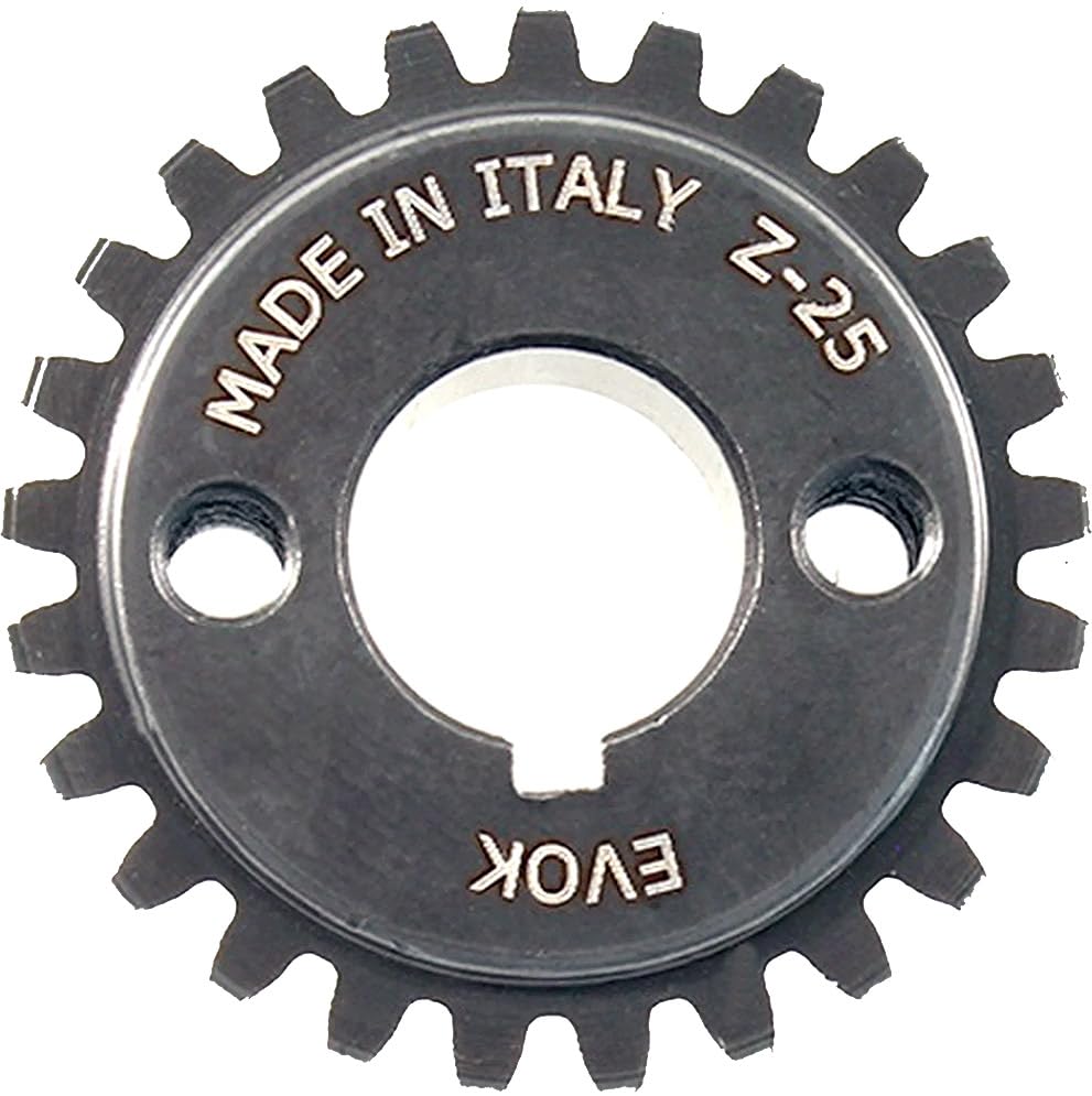 Pignone primaria EVOK Z25 a denti dritti - Allungo rapporto da 24-72 a 25-72 - Piaggio 50 125 Vespa Special L N R Primavera ET3 - CI2326
