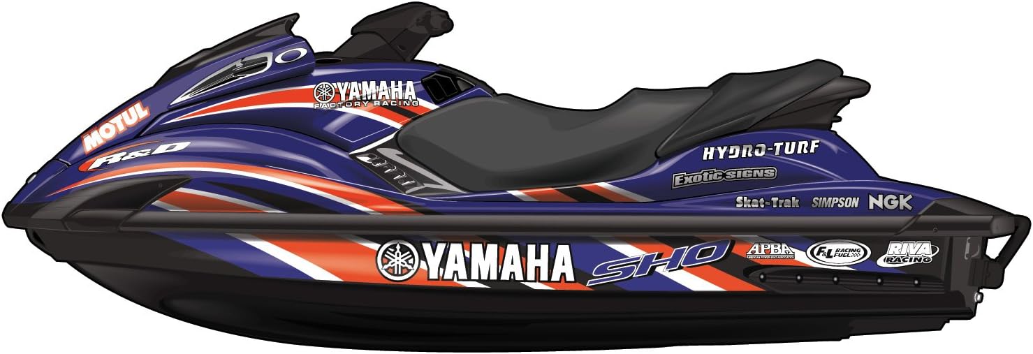 Exotic Signs Yamaha FX SHO Graphic Kit with Sponsor Logos - EY0001SHO