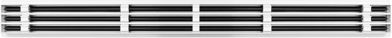 BUILDMART - 72" Linear Slot Diffuser - (3 Slot) Triple Slot - White Decorative Air Vent - Modern AC Vent Cover for Ceiling, Walls & Floors - Texas Buildmart