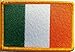 Ireland Flag Embroidery Iron-on Patch Irish Emblem Gold Border