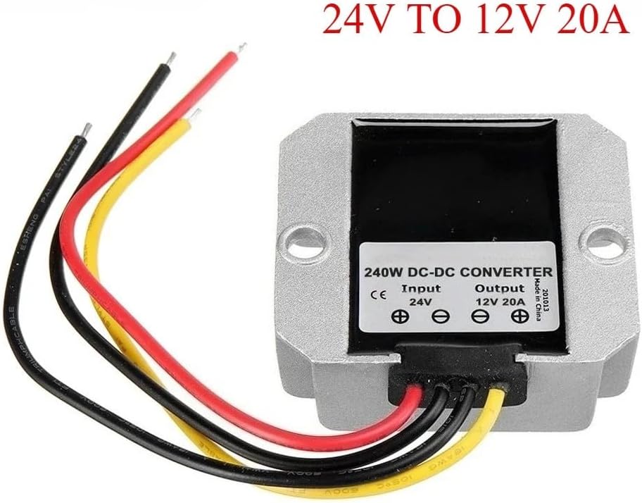 24VDC to 12VDC 15A Converter Step Down Stabilizer Voltage Regulator Buck Module