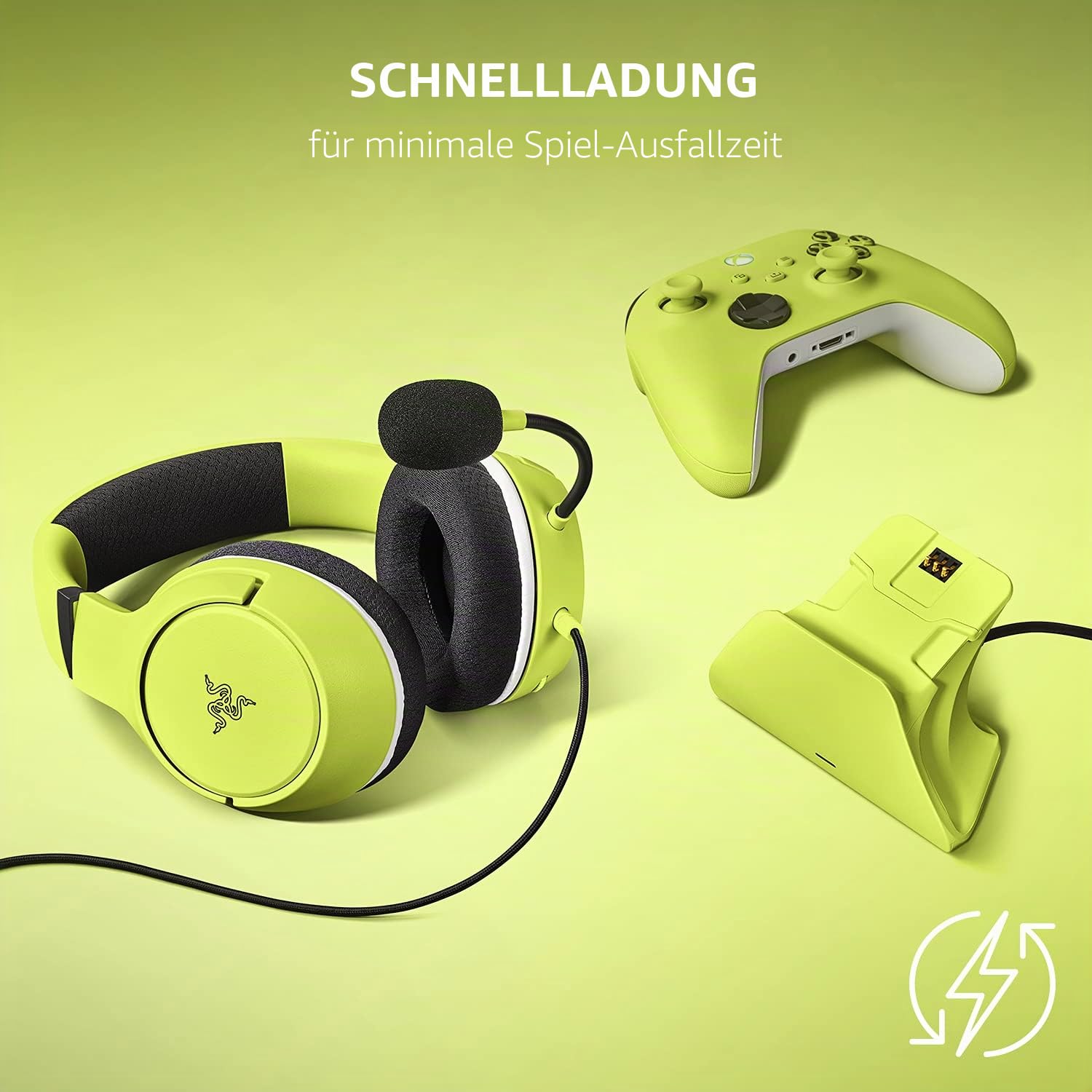 Razer Universeller Schnellladeständer für Xbox Series X|S: magnetisches, sicheres Laden, perfekt passend zu Xbox Wireless Controllern, USB-betrieben, Pulsrot (Controller separat erhältlich) Pulse Red