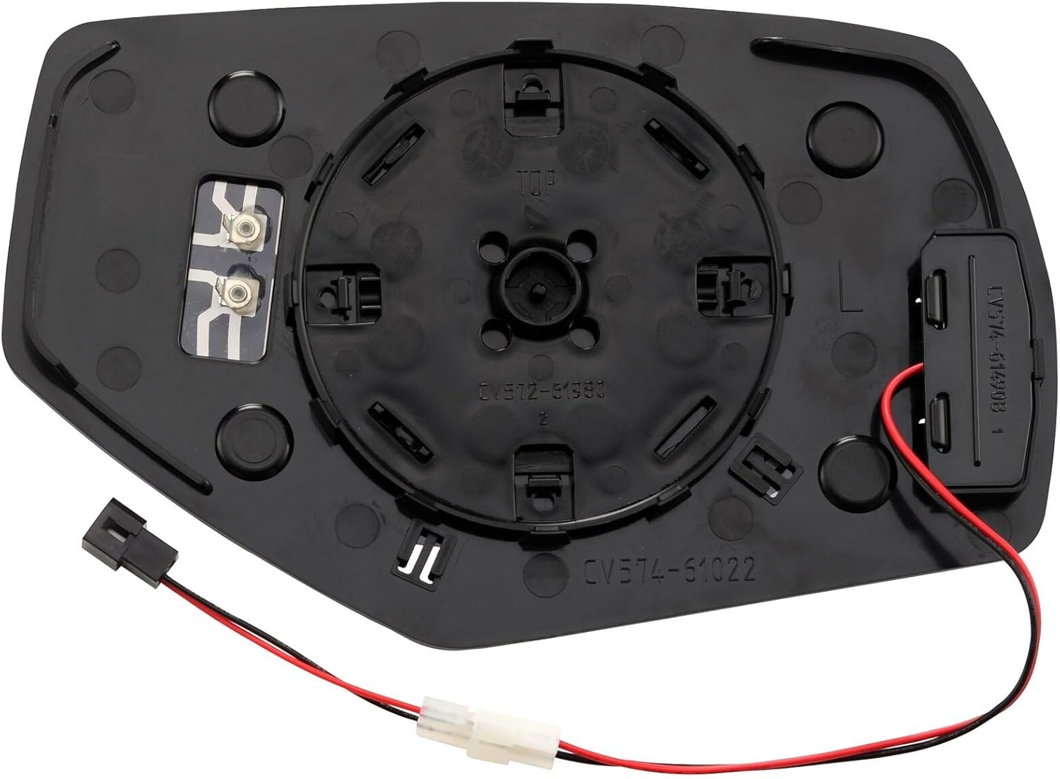 ECCPP Exterior Mirrors Glass Replace with 2014-2022 FOR CHEVY SILVERADO SIERRA 1500 2500 3500 Pickup Truck Driver and Passenger Side OE:22753637