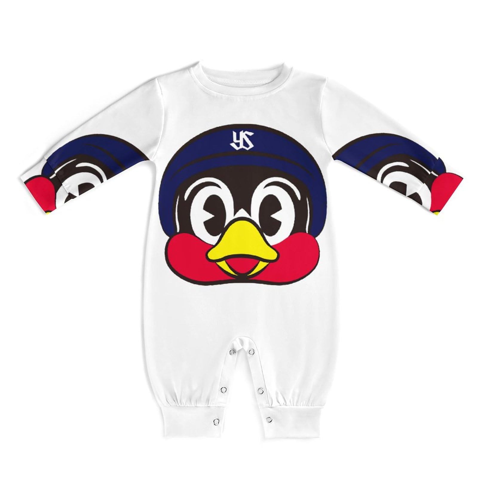 Amazon.co.jp: ロンパース ベビー服 東京ヤクルトスワローズ つば九郎 