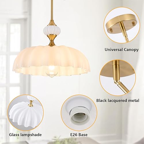 Miniatura 6 de Este magnífico candelabro de cristal tiene un aspecto elegante que puede combinar con una variedad de estilos de decoración del hogar, y es