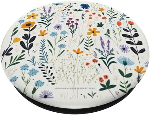 Miniatura 2 de Corona de flores silvestres con bonito patrón floral PopSockets intercambiables PopGrip