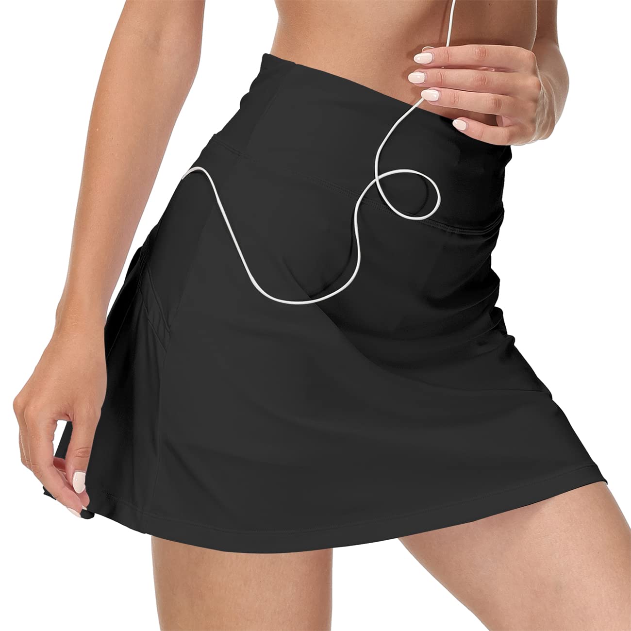 Gonna da Asciugatura Rapida Tennis con Pantaloncini Tasca Laterale Club Basic Skirts Donna Gonna Elastica Traspirante