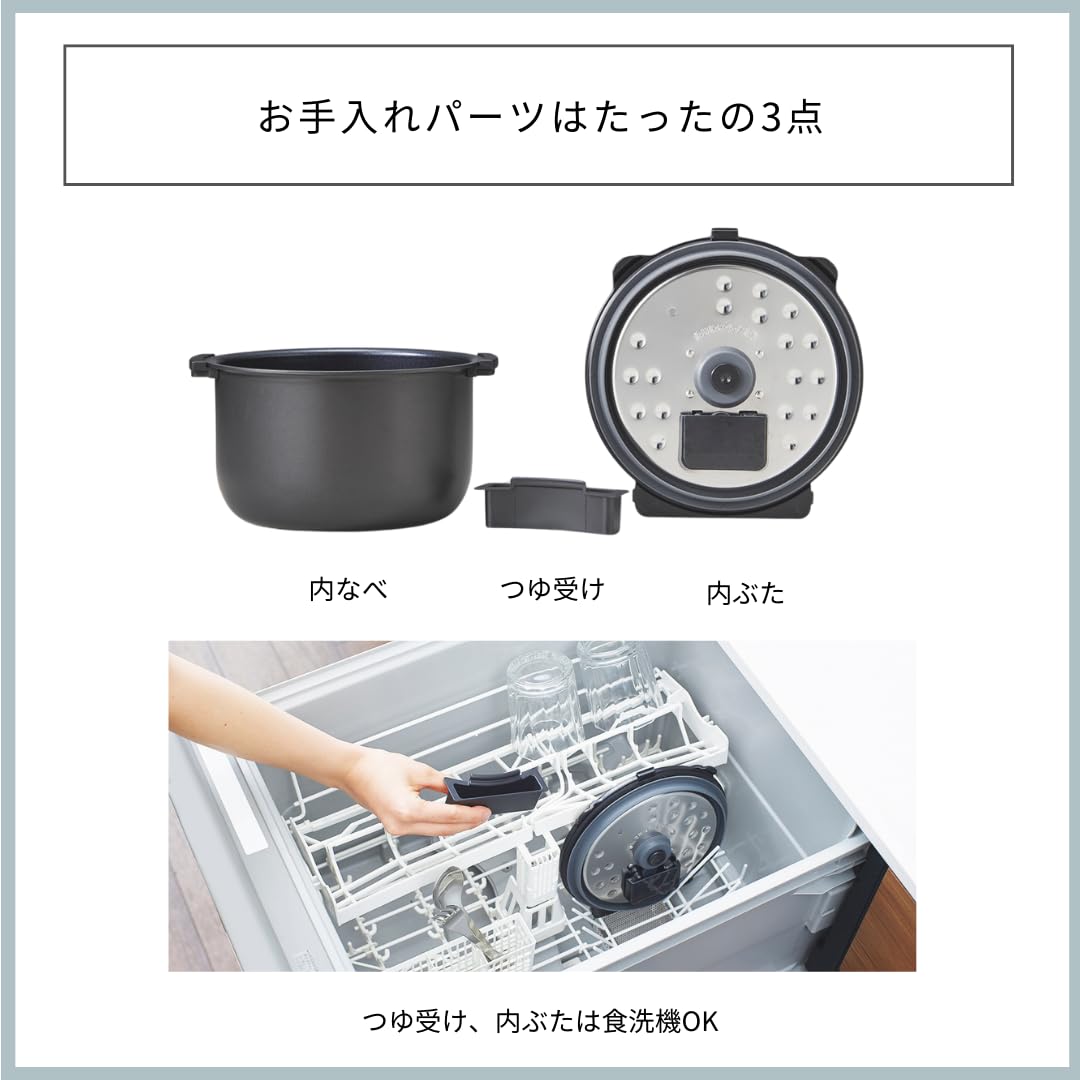 【未使用/未開封】タイガー 電気圧力鍋COK-N400KMマットブラック タイガー魔法瓶 タイガー 電気圧力鍋 COK-N400 : タイガー魔法瓶