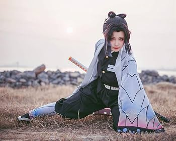胡蝶しのぶ　コスプレ　ウィッグ　衣装 鬼滅の刃 胡蝶しのぶ コスプレウィッグ コスプレ衣装