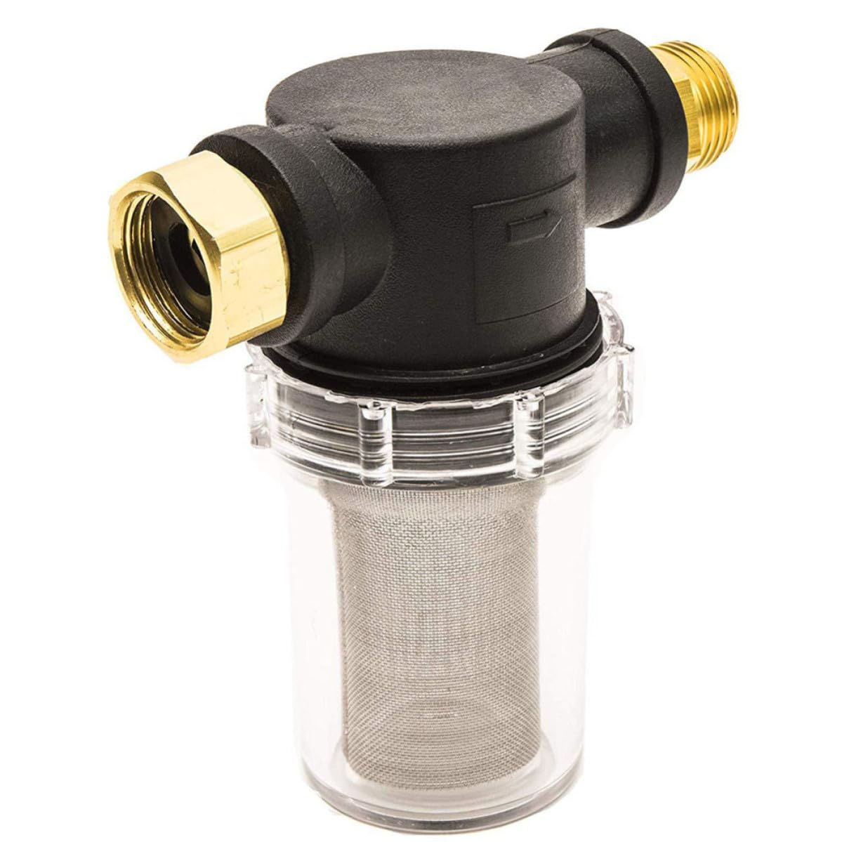 iplusmile Filtre à Eau Facile à Nettoyer pour Nettoyeur Haute Pression Plastique et Métal, Protège Pompe et Tuyau D'arrosage Jardin pour Puits et Maisons Isolées