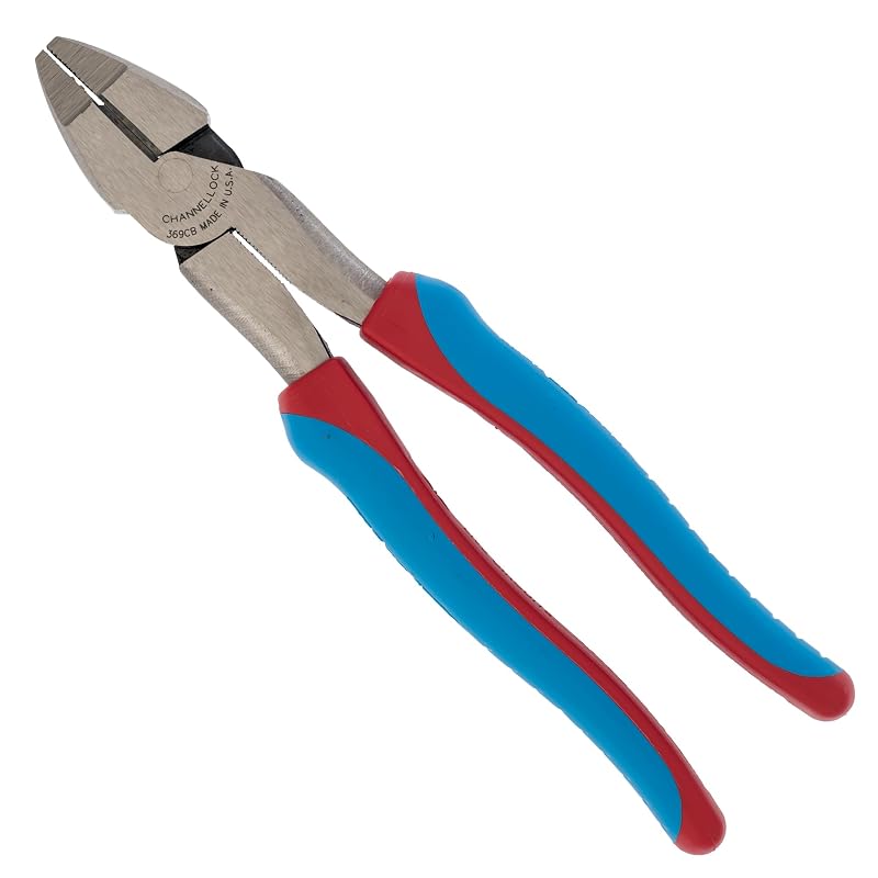 Alicate de Corte Diagonal Channellock 369CB com Alta Alavancagem e Bico Redondo 24,1 cm