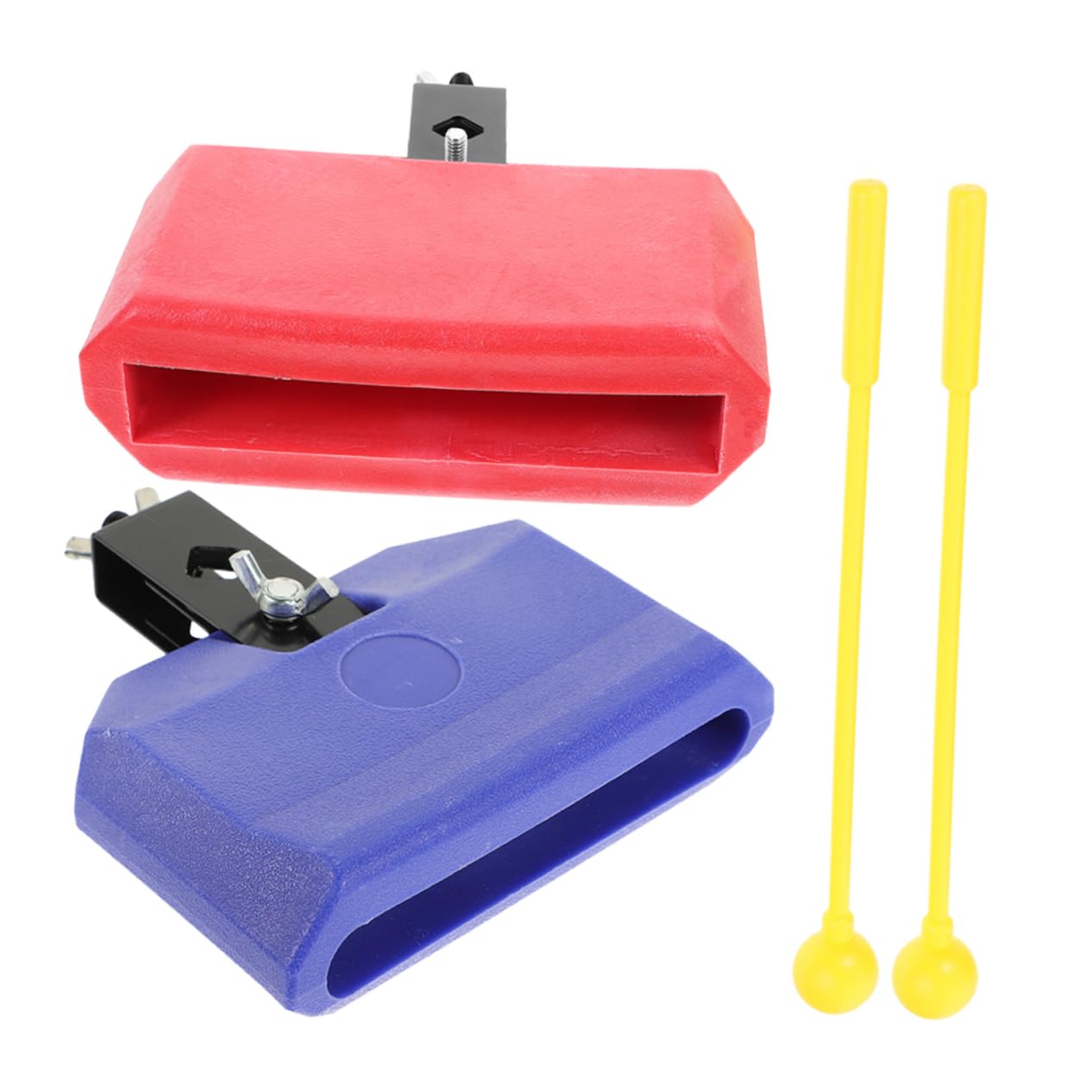 ibasenice 2 Sets Precision Drum Accessories Jam Block For Kids Percussion Instrument Finger Castanets Beginner Drum Set Drum Mounting Bracket Drumstick Practice Tip
