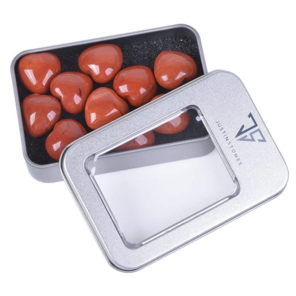 guarigione pietre di cristallo mini Puffy cuore 20 mm Pocket