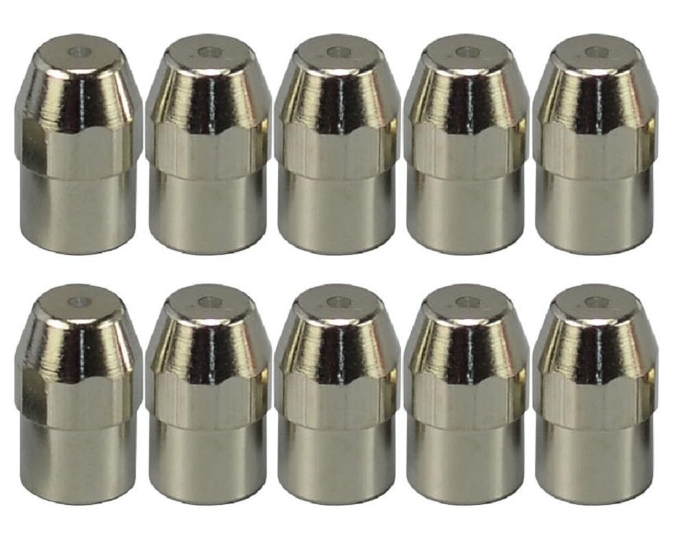 RIVERWELD Kit de Consommables Plasma Électrode 0408-2404 Buse 1,0 mm 0408-2261 Capuchon de Buse 0408-2267 Ressort Guide 0408-2053 Compatibles Torche PLAZCUT SAF 100 22 Pièces