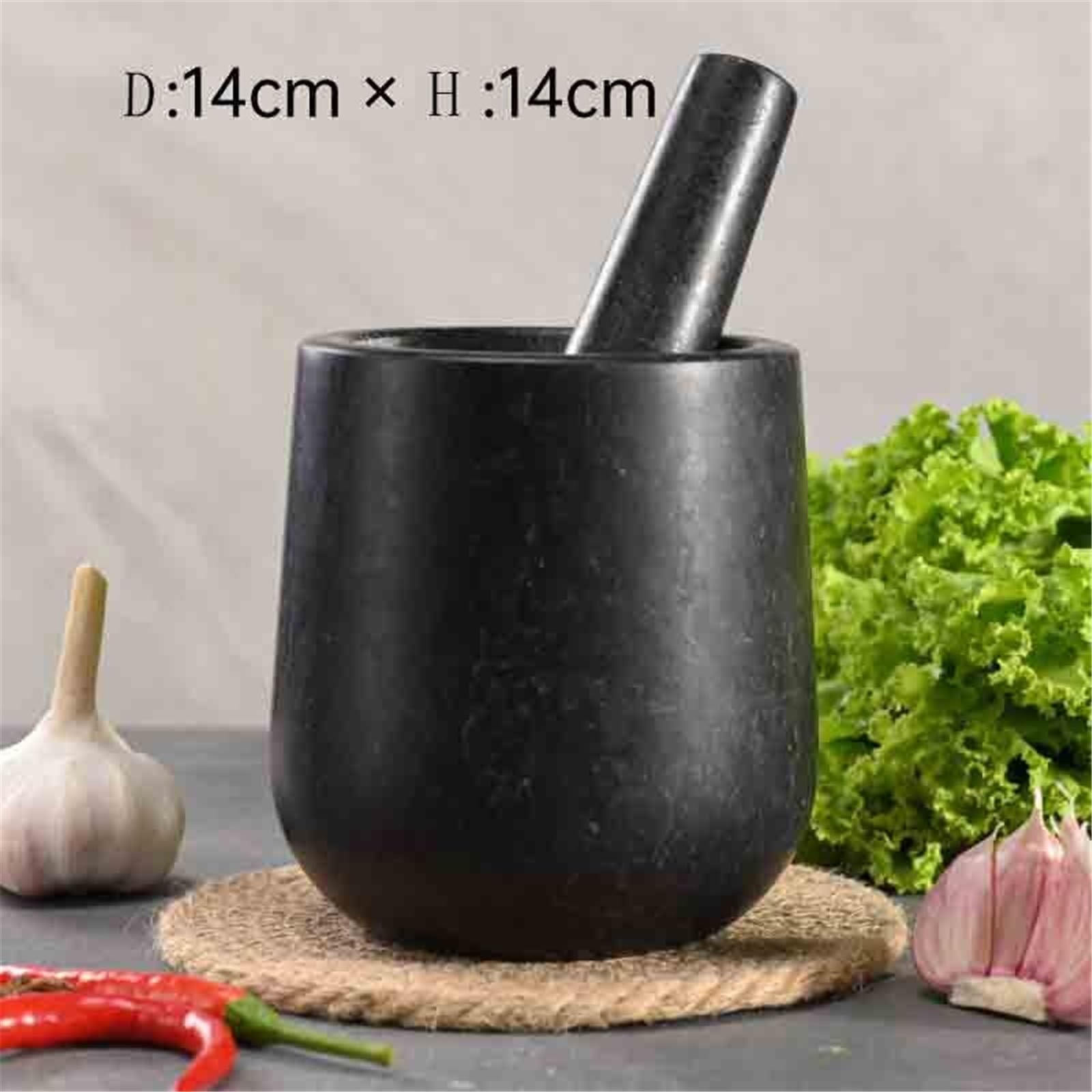 Mörser- und Stößel-Set, ideale Guacamole-Schüssel, Kräutermühle