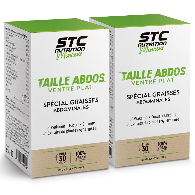 STC Nutrition Taille Abdos Ventre Plat silhouette 2x120 gélules