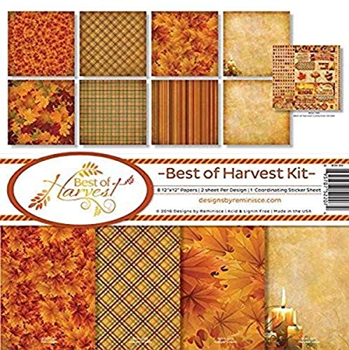 Reminisce BOH-200 Scrapbook Best of Harvest Collection Kit